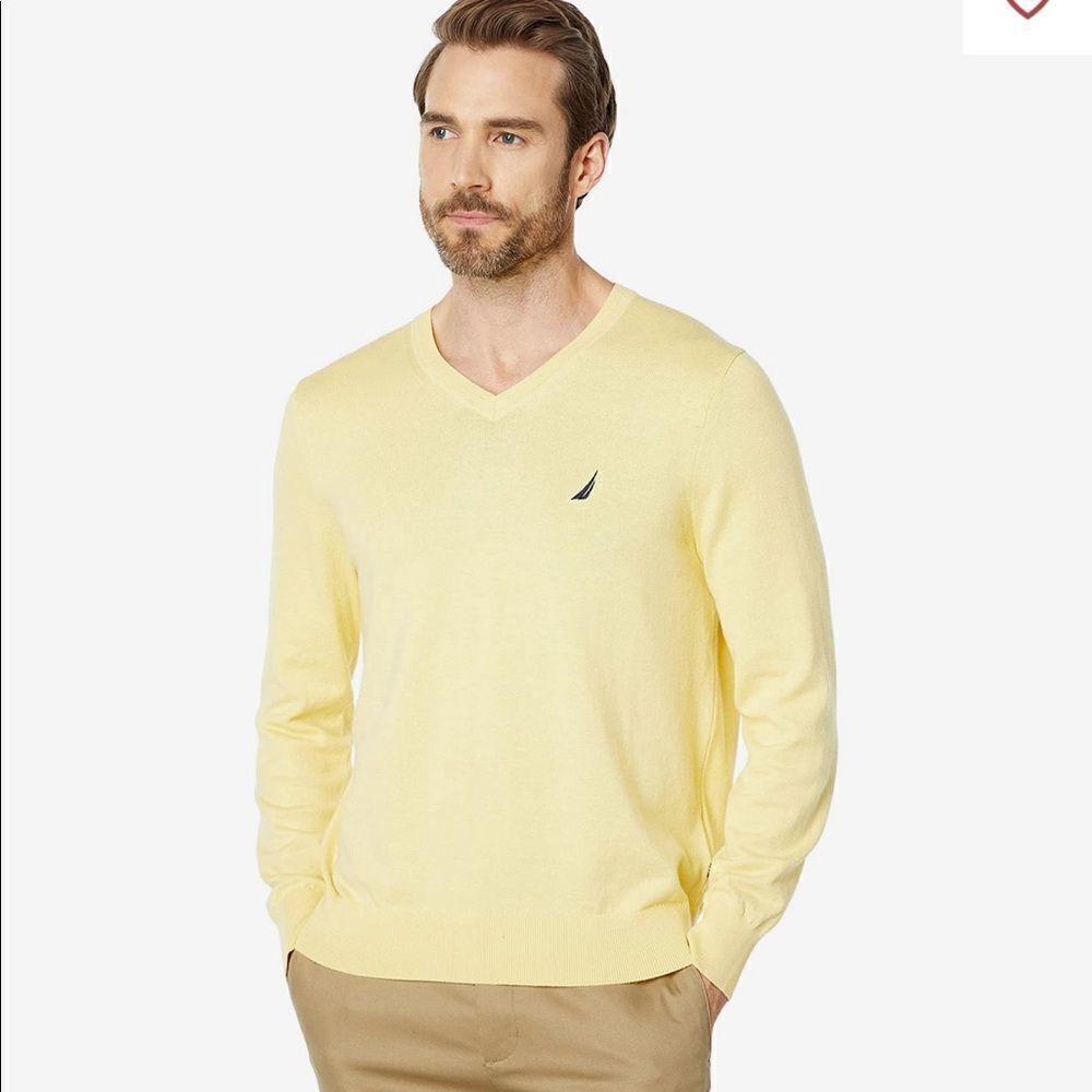 Nautica Men's Navtech V-Neck Sweater Large - Picture 8 of 15